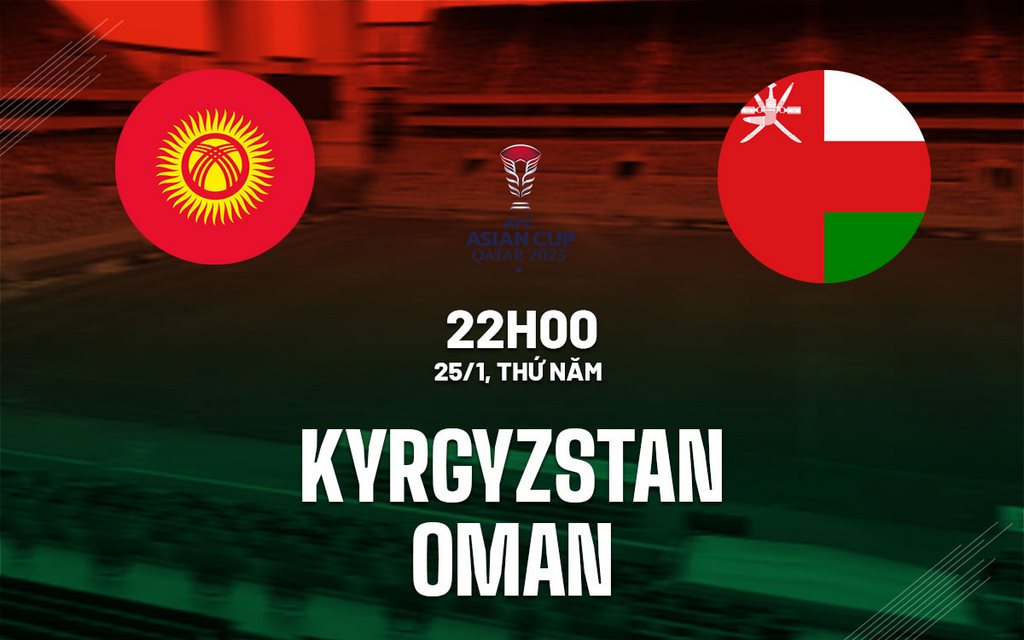 Soi kèo Kyrgyzstan vs Oman 22h00 ngày 25/1